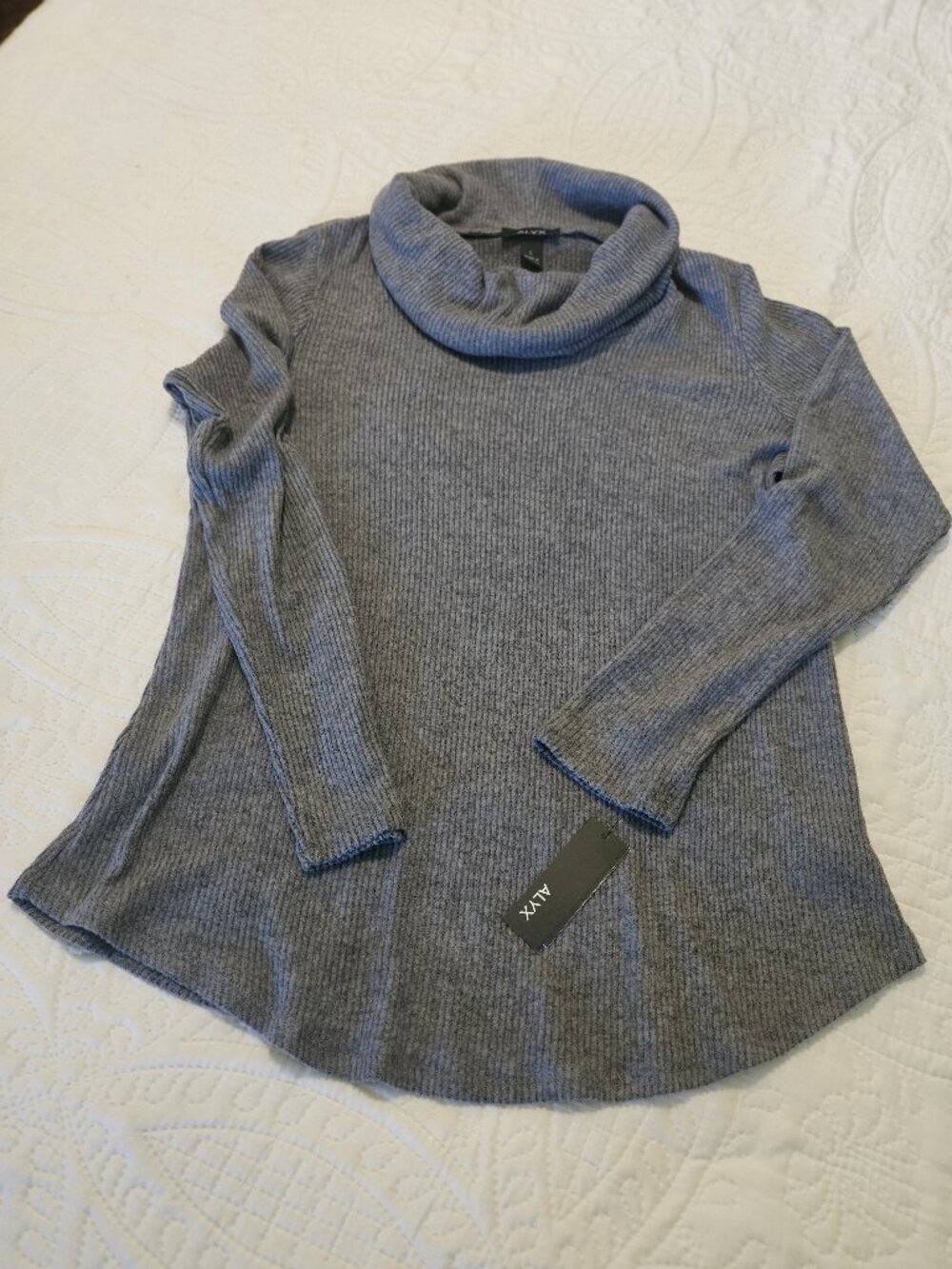 Alyx charcoal sweater, L, NWT